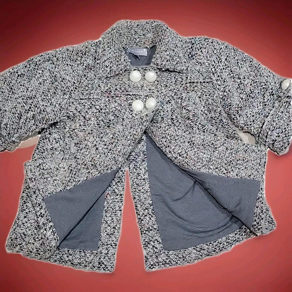 Guy Laroche Paris Girls Jacket Coat Size 3A Granite Multicolor   Outdoor  #W8